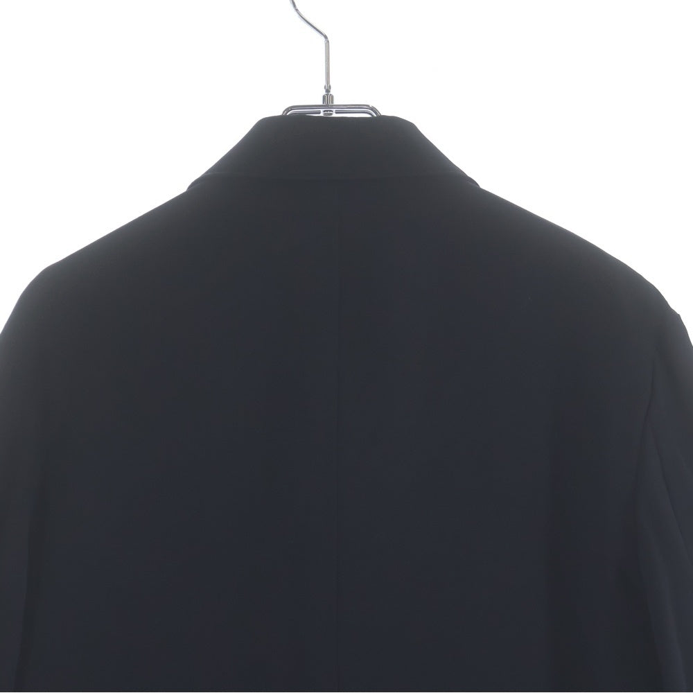 Yohji Yamamoto POUR HOMME(ヨウジヤマモト プールオム) 後開き テーラードジャケット シングルジャケット ブラック HN-J45-100