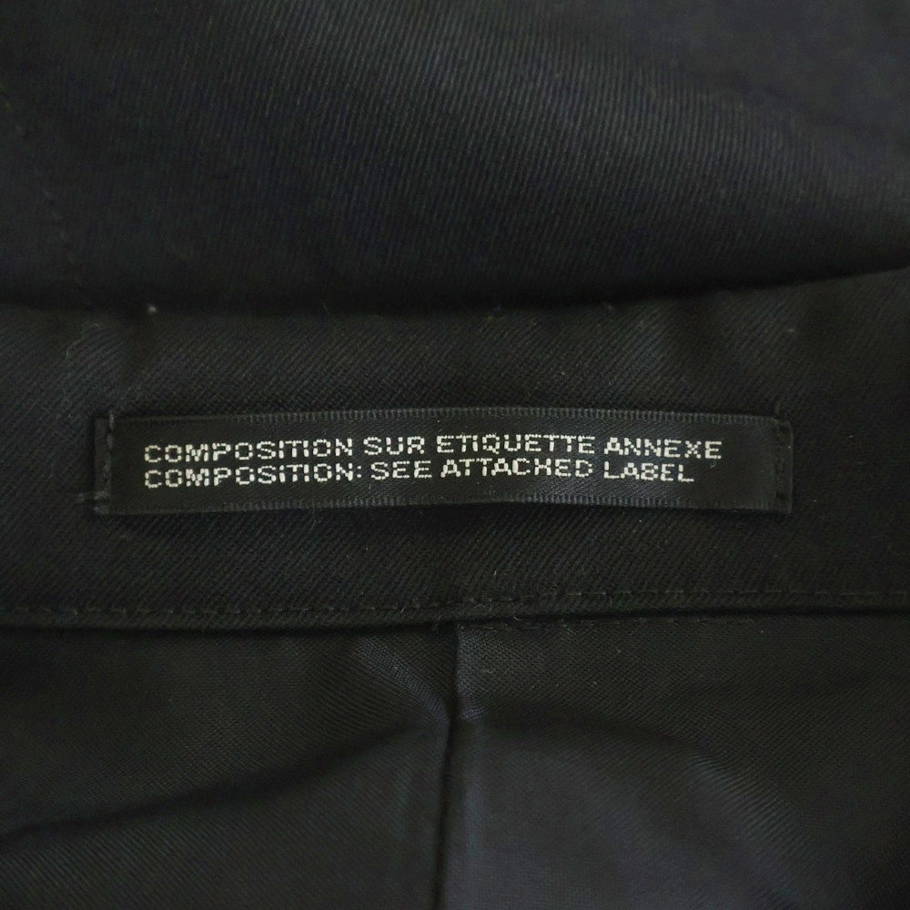 Yohji Yamamoto POUR HOMME(ヨウジヤマモト プールオム) 後開き テーラードジャケット シングルジャケット ブラック HN-J45-100