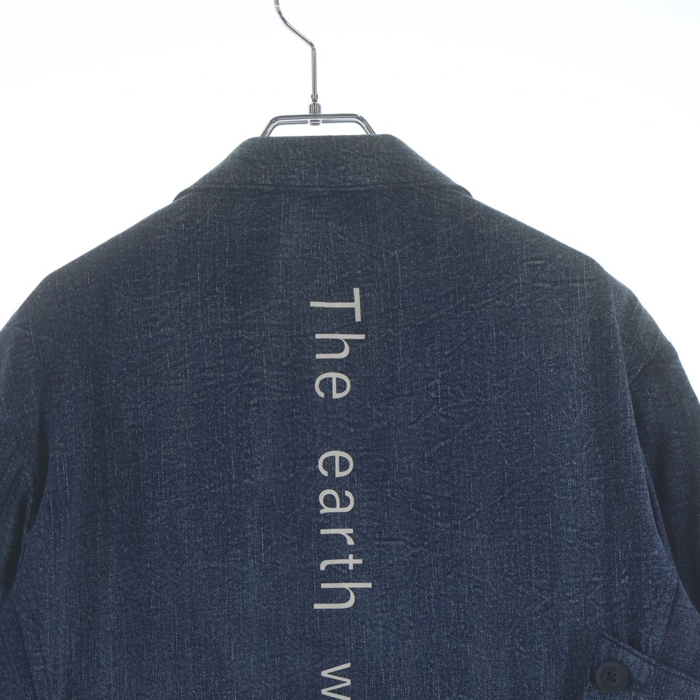 Yohji Yamamoto POUR HOMME(ヨウジヤマモト プールオム) 21SS DENIM BELT JACKET デニムジャケット シングルジャケット インディゴ HD-J22-005