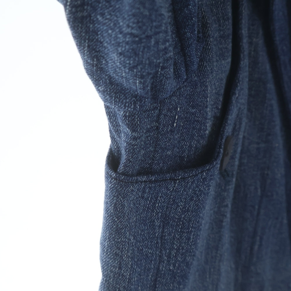 Yohji Yamamoto POUR HOMME(ヨウジヤマモト プールオム) 21SS DENIM BELT JACKET デニムジャケット シングルジャケット インディゴ HD-J22-005
