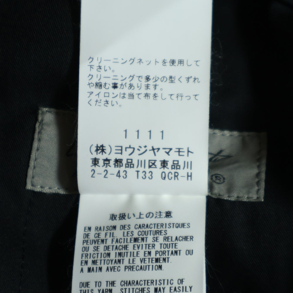 Yohji Yamamoto POUR HOMME(ヨウジヤマモト プールオム) タキシード ワイドタックハーフパンツ ワイドショートパンツ ブラック HN-P59-500