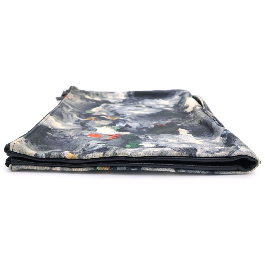 Yohji Yamamoto POUR HOMME(ヨウジヤマモト プールオム) 朝倉優佳ペイントデザインクラッチバッグ ハンドバッグ マルチカラー HO-I14-822