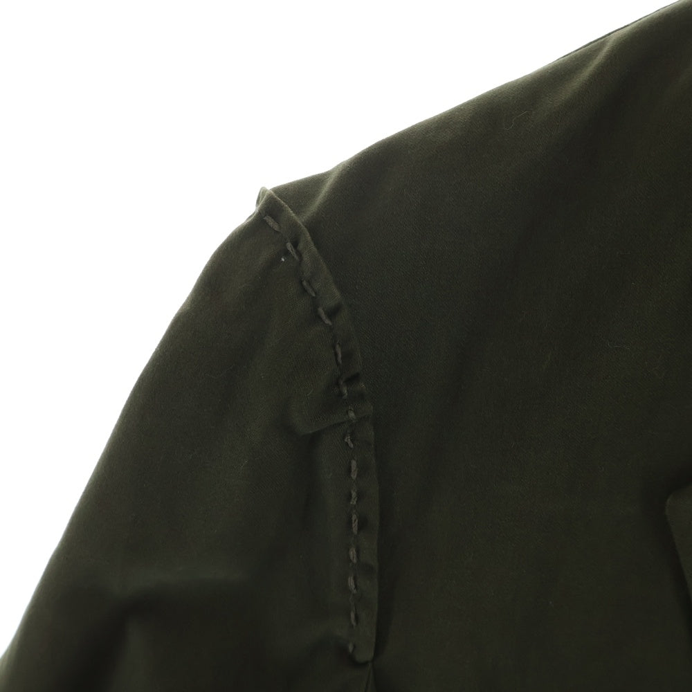 Yohji Yamamoto POUR HOMME(ヨウジヤマモト プールオム) 袖ステッチテーラードジャケット シングルジャケット グリーン HK-J14-801