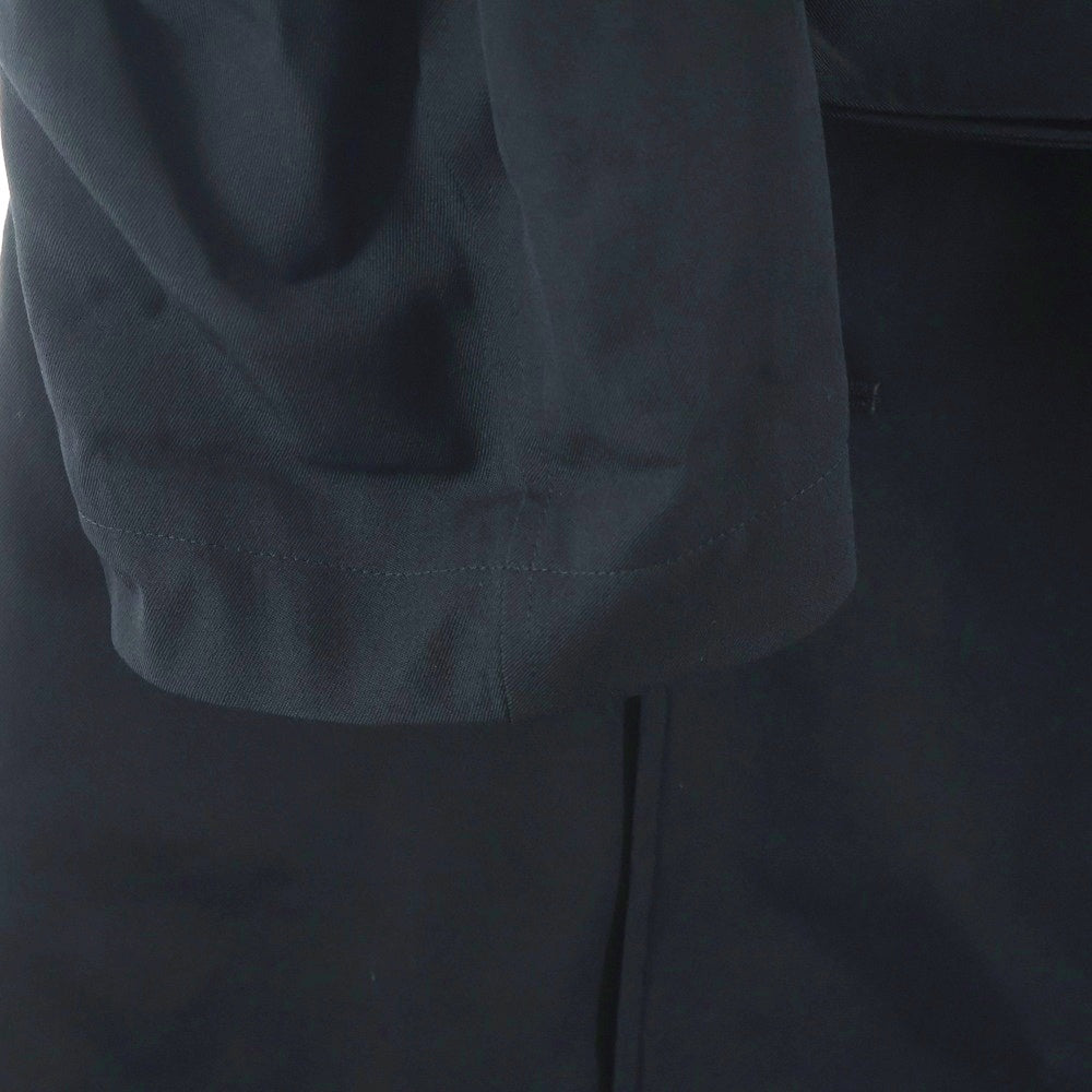 REGULATION Yohji Yamamoto MEN(レギュレーションヨウジヤマモトメン) 19AW ウールギャバフードコート ロングコート ブラック HC-C01-140