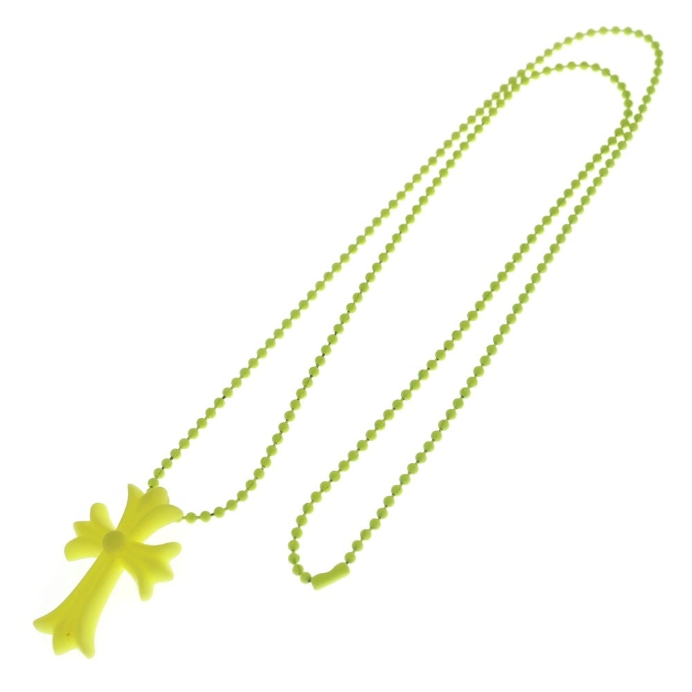 CHROME HEARTS(クロムハーツ) FNO RUBBER CH CRS SML FNO限定スモールCHクロス ラバーネックレス シリコン イエロー