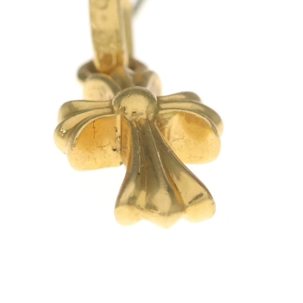 CHROME HEARTS(クロムハーツ) 22K BBY F PPRCHN P/DIA ベイビーファットクロス ドロップピアス PAVEダイヤ ゴールド BCA018
