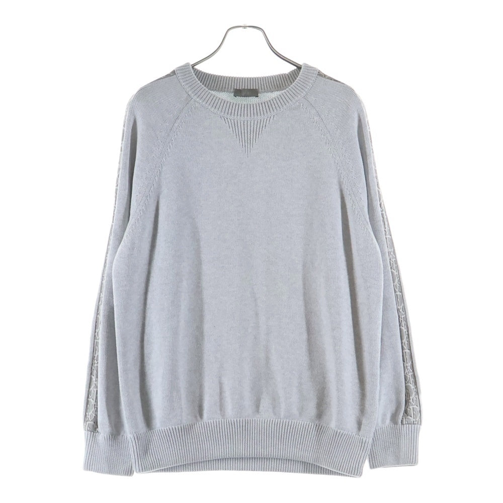 DIOR(ディオール) 21AW オブリーク ディオールオム コットンニット グレー 113M628AT187