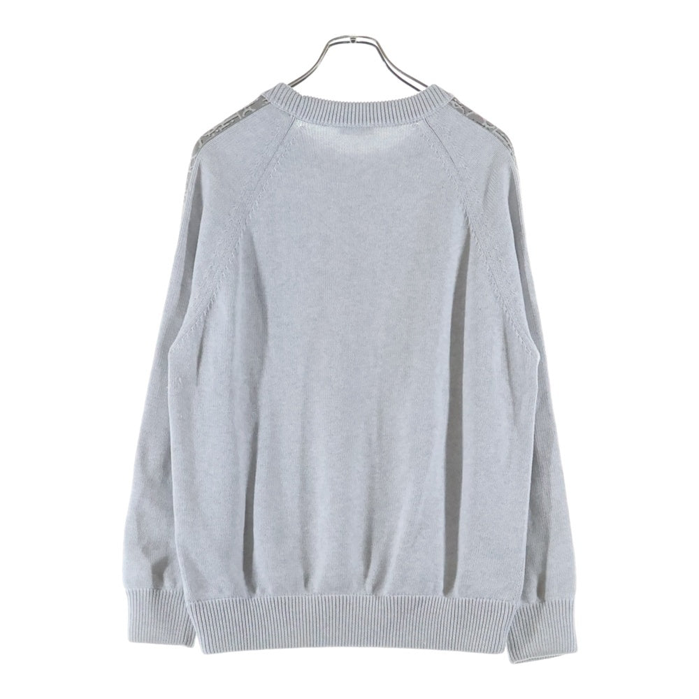 DIOR(ディオール) 21AW オブリーク ディオールオム コットンニット グレー 113M628AT187