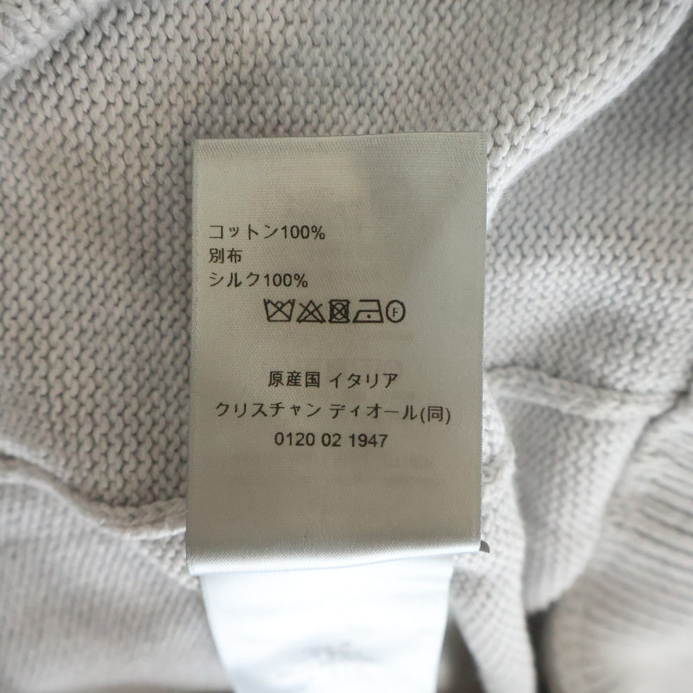 DIOR(ディオール) 21AW オブリーク ディオールオム コットンニット グレー 113M628AT187