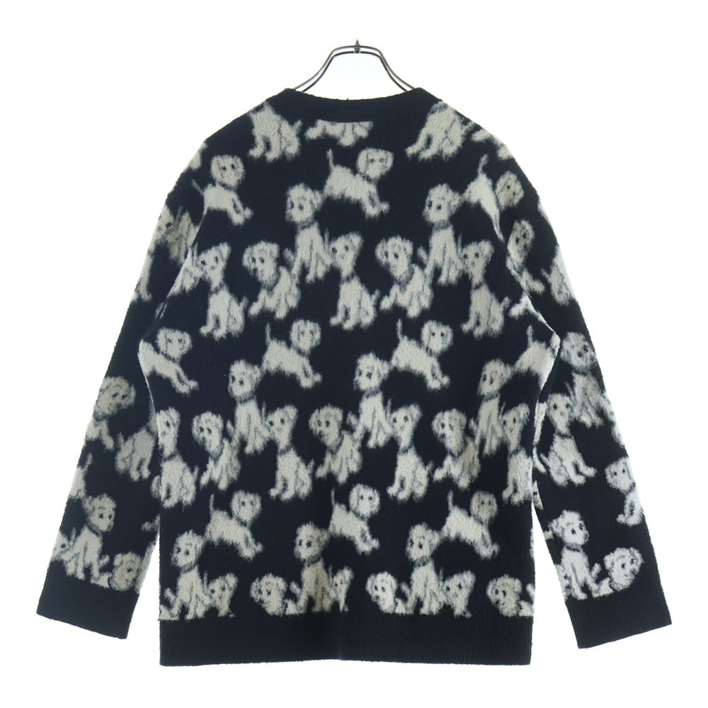 CELINE(セリーヌ) 22SS AMY DORIAN ジャガード ドッグ総柄カーディガン ブラック ドッグ 2A51W531Q