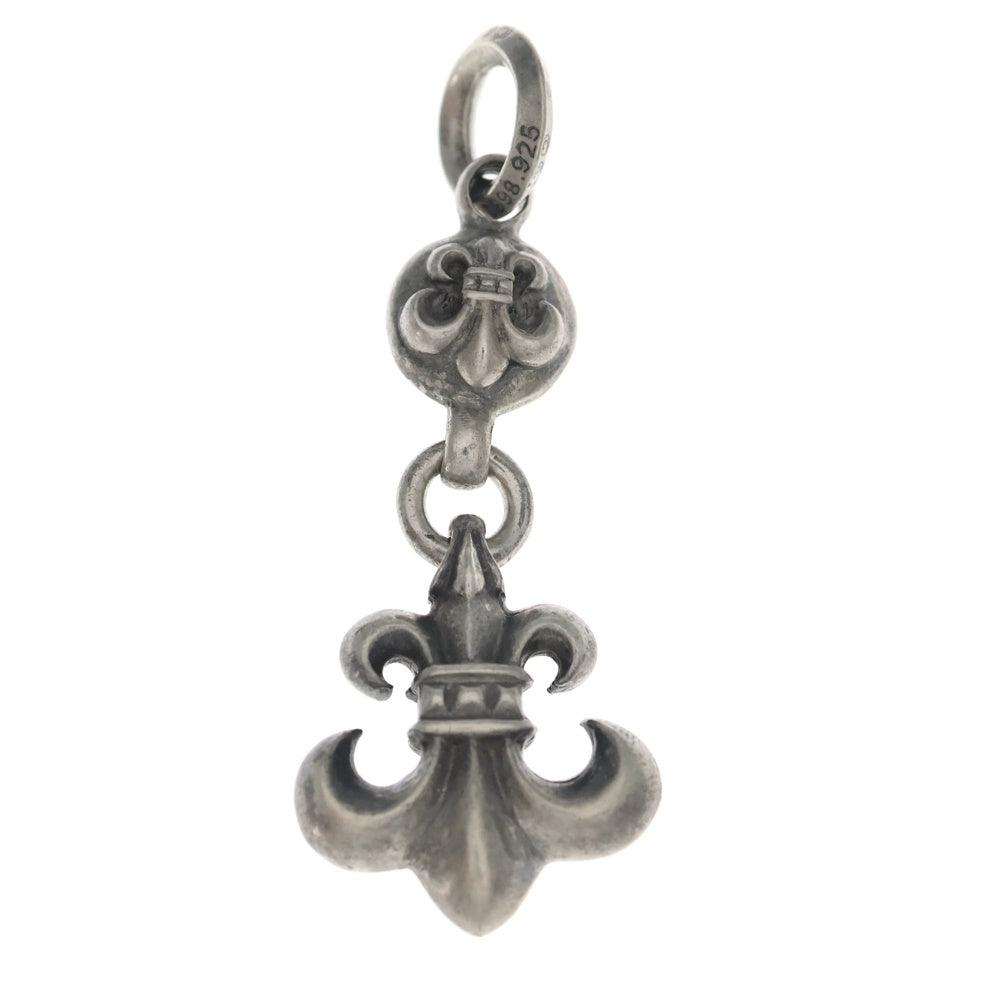 CHROME HEARTS(クロムハーツ) 1BALL BS FLEUR 1ボールBSフレアチャーム シルバーネックレストップ