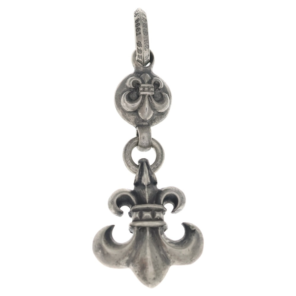 CHROME HEARTS(クロムハーツ) 1BALL BS FLEUR 1ボールBSフレアチャーム シルバーネックレストップ