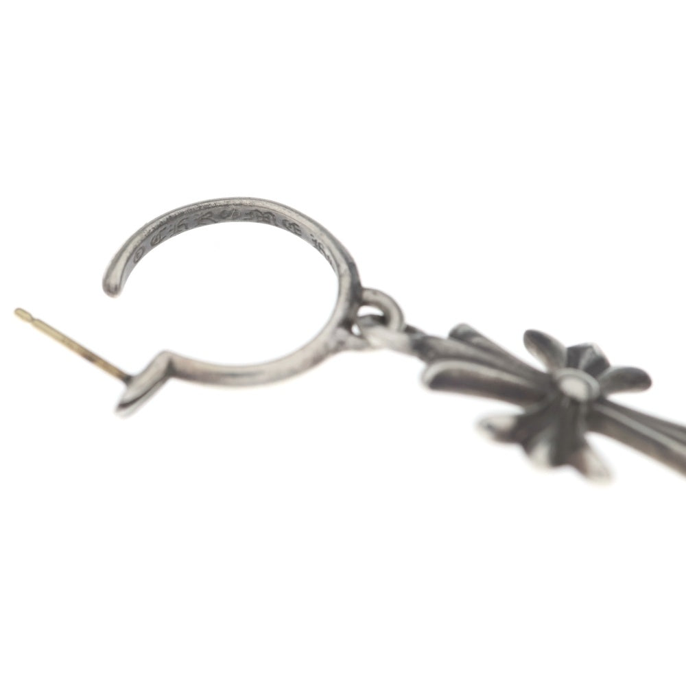 CHROME HEARTS(クロムハーツ) TINY CH CROSS タイニーCHクロス フープピアス シルバー BCA115