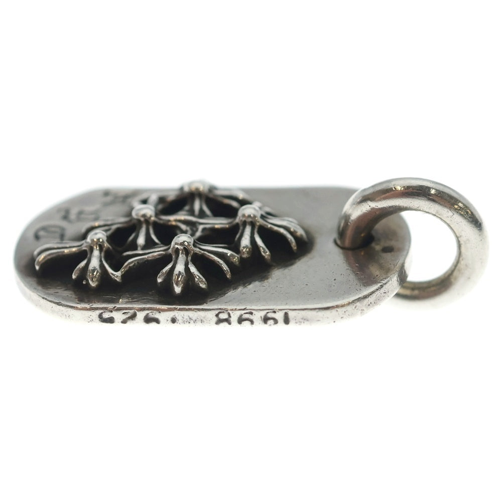 CHROME HEARTS(クロムハーツ) RAISED DOGTAG レイズドドッグタグ NYC限定 ネックレストップ シルバー