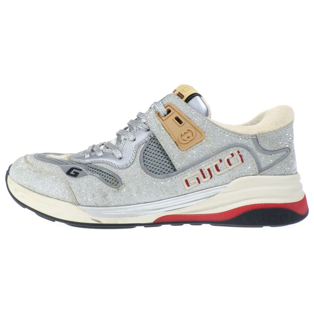 GUCCI(グッチ) ウルトラスペース ローカットスニーカー シューズ シルバー 599058
