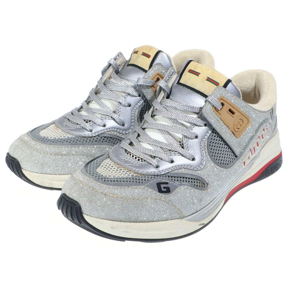 GUCCI(グッチ) ウルトラスペース ローカットスニーカー シューズ シルバー 599058