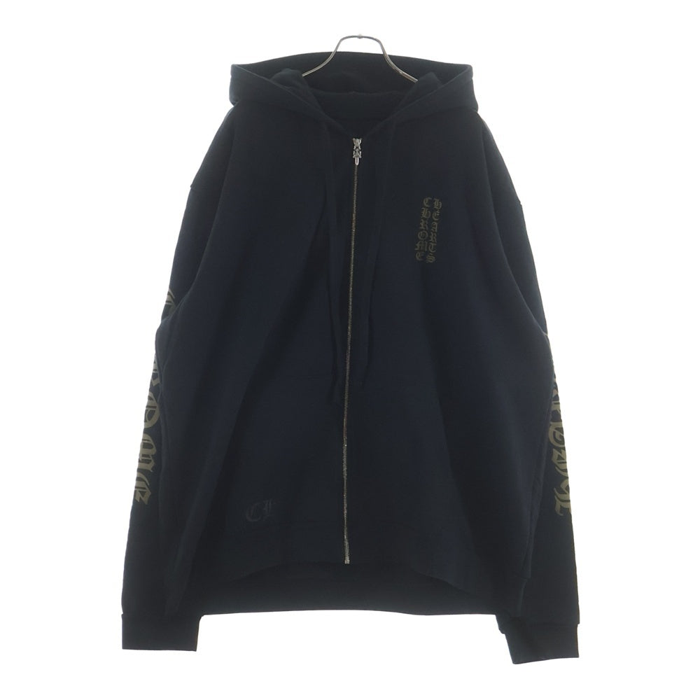 CHROME HEARTS(クロムハーツ) Vertical Logo Zip Up Hoodie
