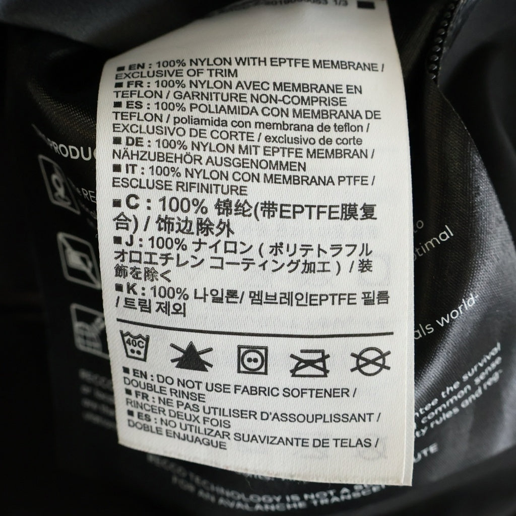 ARC'TERYX(アークテリクス) BETA AR JACKET ベータAR ジップアップマウンテンジャケット ブラック 25854-124149