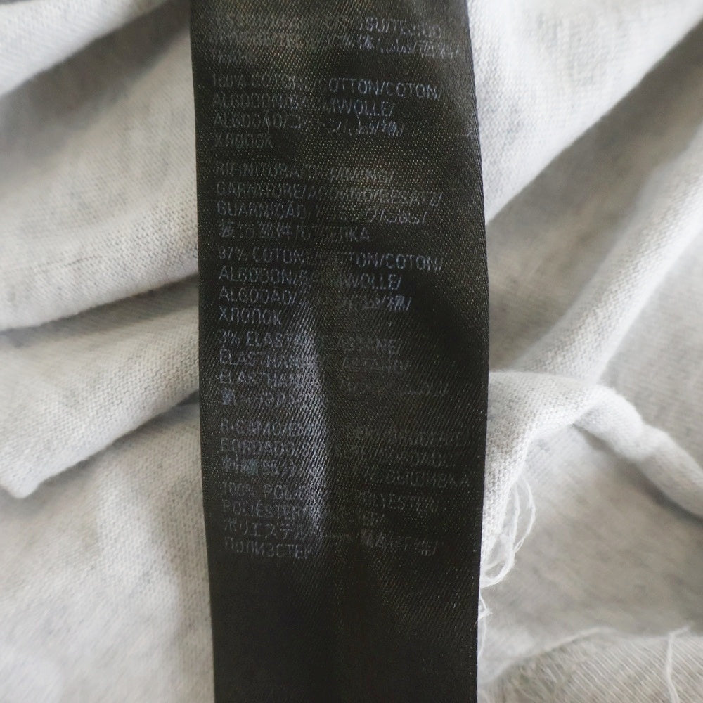 BALENCIAGA(バレンシアガ) デストロイリペア加工Tシャツ カットソー グレー 704056 TMVA5