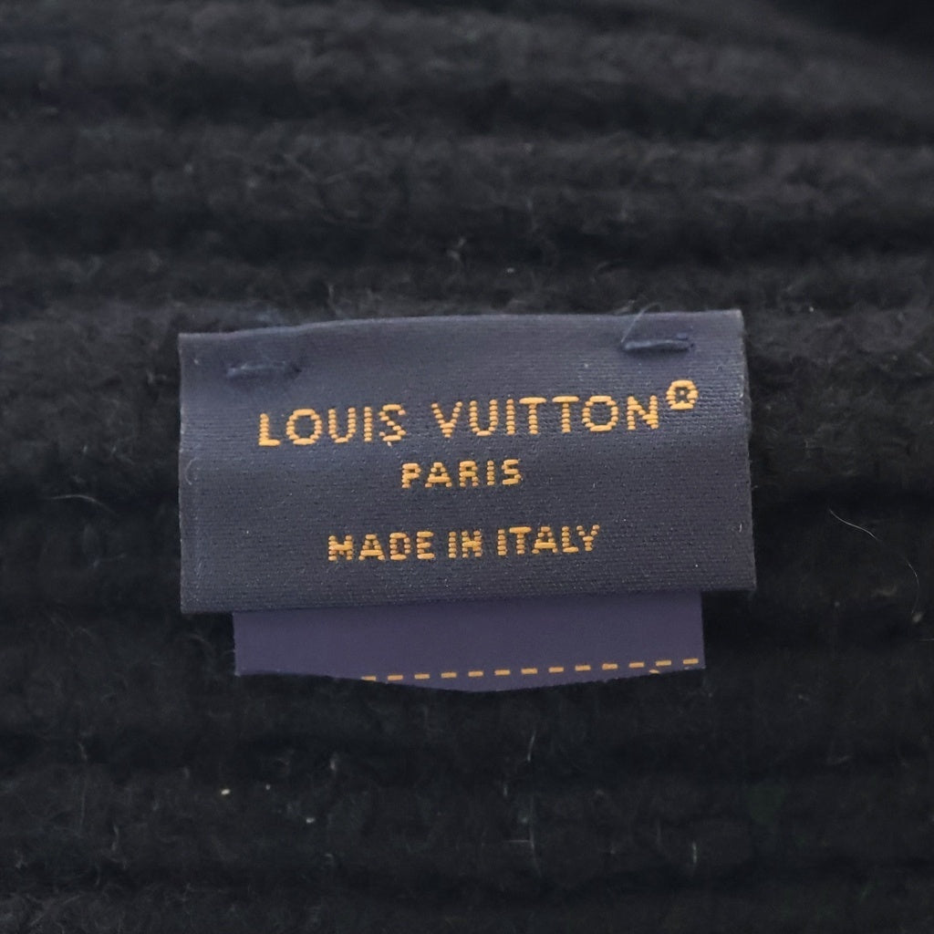 LOUIS VUITTON(ルイヴィトン) LV アヘッド ニット帽 ビーニー ブラック