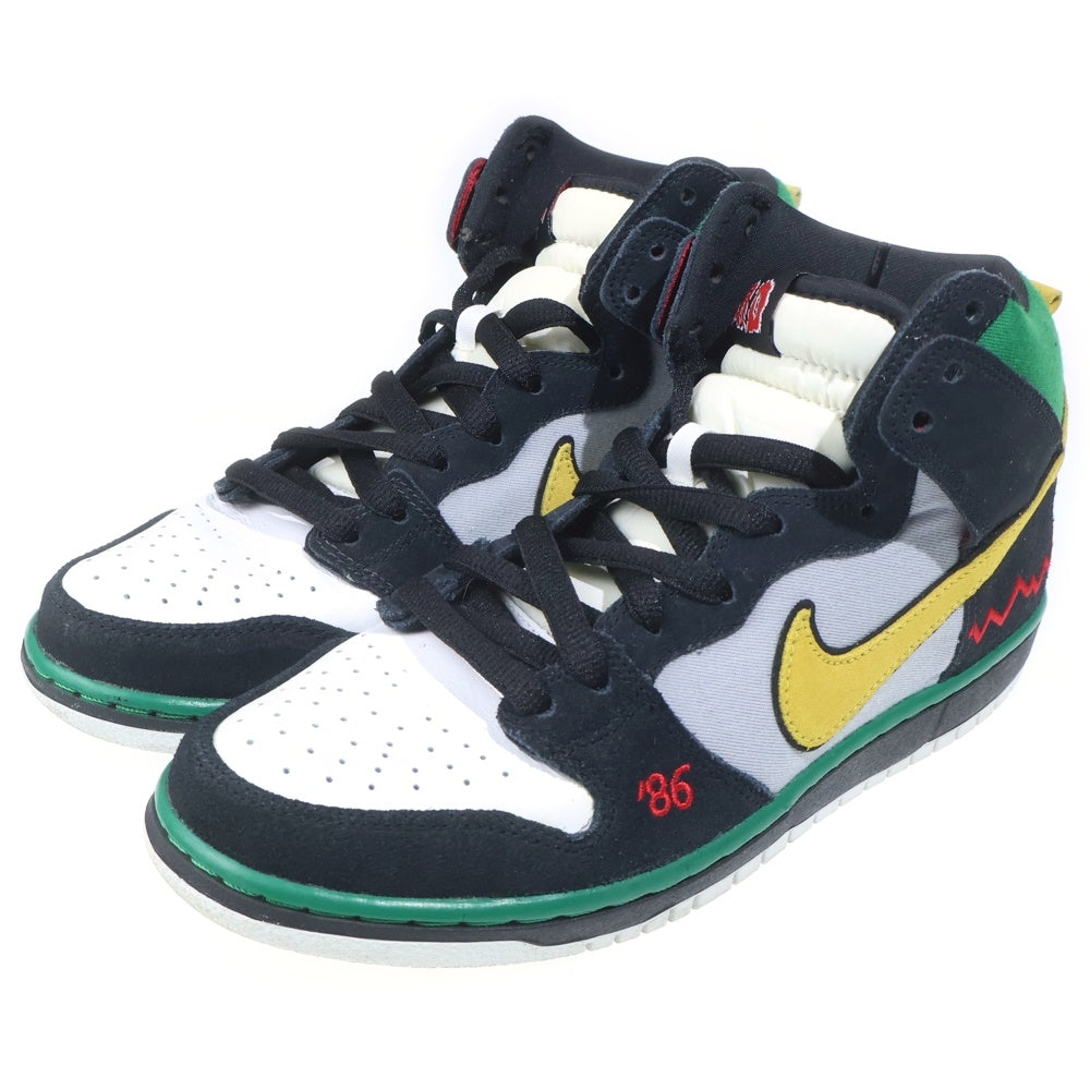 NIKE SB(ナイキエスビー) DUNK HIGH PRO PREMIUM キャンバス ハイカットスニーカー マルチカラー US9.5/27.5cm 554673-001