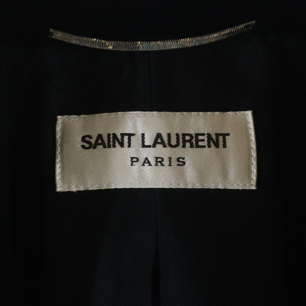 SAINT LAURENT PARIS(サンローランパリ) スワロフスキー スタッヅ スモーキングジャケット ブラック 485606 Y525R