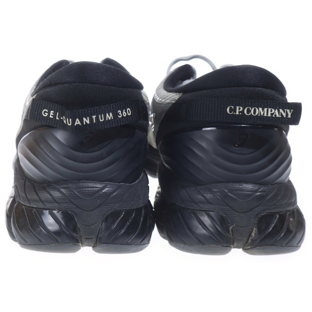ASICS(アシックス) ×C.P COMPANY GEL QUANTUM 360 ゲルクァンタム 360 メッシュローカットスニーカー ブラック/グレー US10/28cm 1203A 507