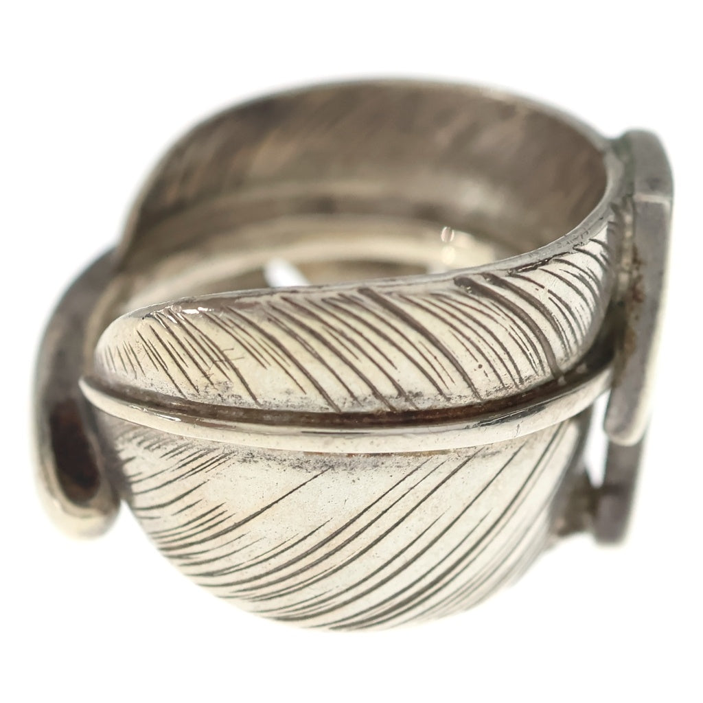 鷲見太郎(ワシミタロウ) L feather ring 01 big thunder フェザーリング ビッグサンダー 16号 シルバー