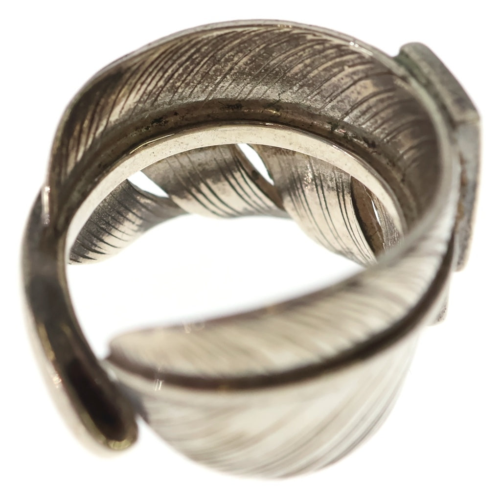 鷲見太郎(ワシミタロウ) L feather ring 01 big thunder フェザーリング ビッグサンダー 16号 シルバー