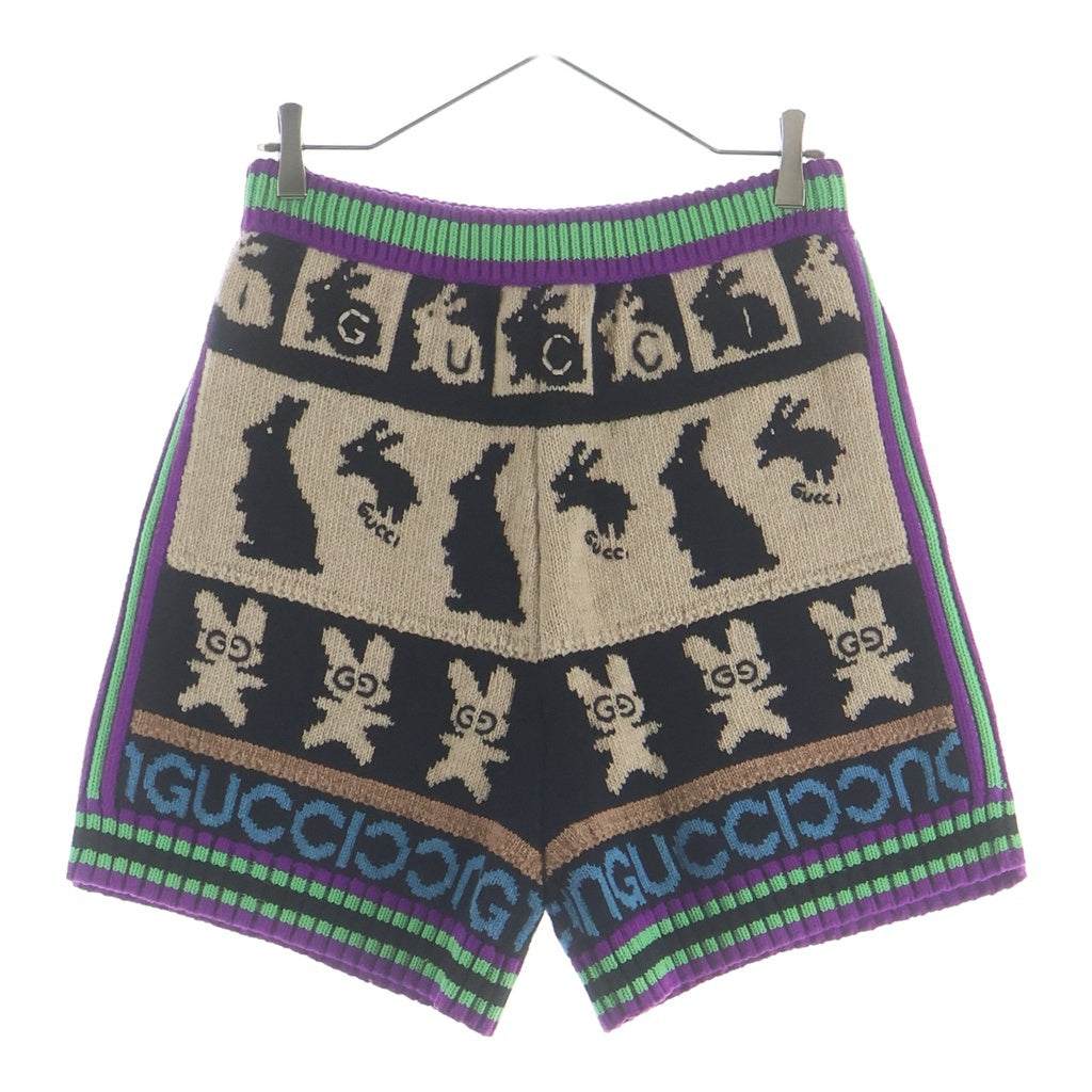 GUCCI(グッチ) ラビットジャガードショートパンツ ハーフパンツ マルチ 724795 XKCRS