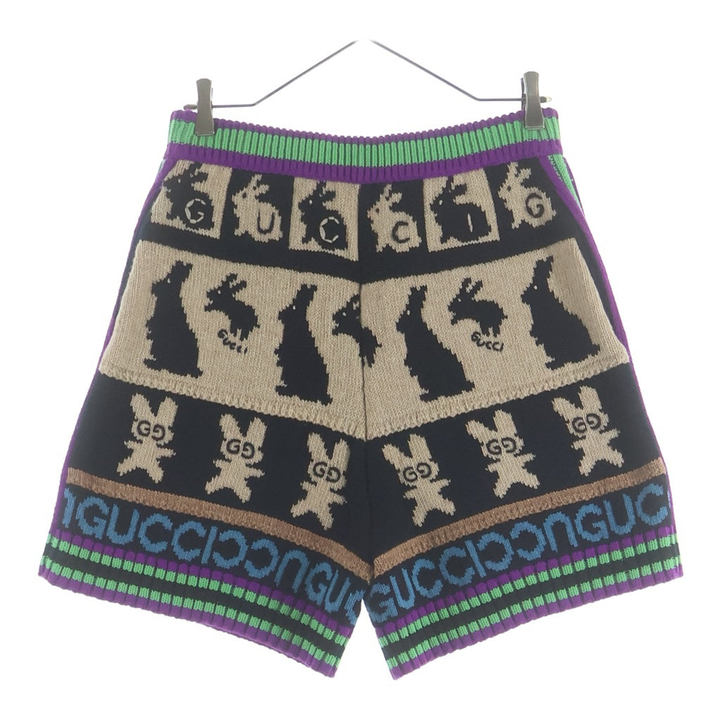 GUCCI(グッチ) ラビットジャガードショートパンツ ハーフパンツ マルチ 724795 XKCRS