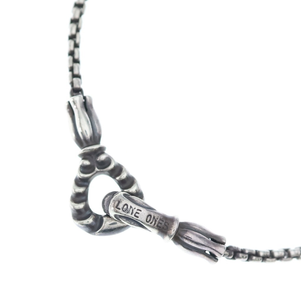 LONE ONES(ロンワンズ) Rounded Venetian Box Chain ラウンドべネチアン ボックスチェーン シルバー