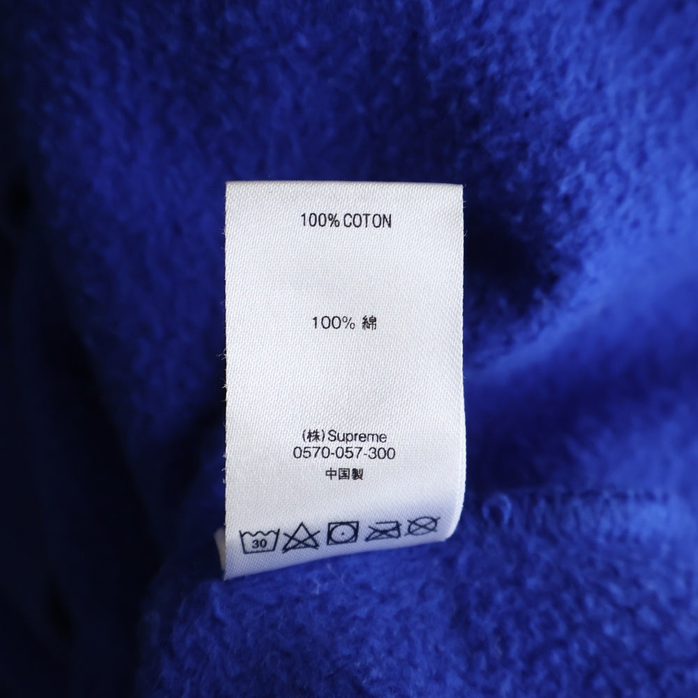 SUPREME(シュプリーム) 18SS Sideline Hooded Sweatshirt カンガルーポケット サイドライン プルオーバースウェットパーカー ブルー/レッド