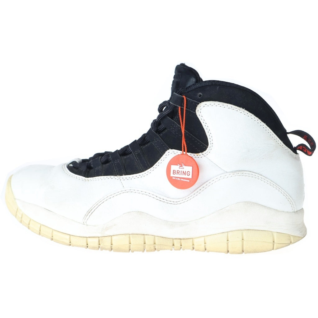 NIKE(ナイキ) AIR JORDAN 10 RETRO I M BACK SUMMIT WHITE-BLACK-UNIV RED エアジョーダン10 レザーハイカットスニーカー ホワイト/ブラック US12.5/30.5cm 310805-104