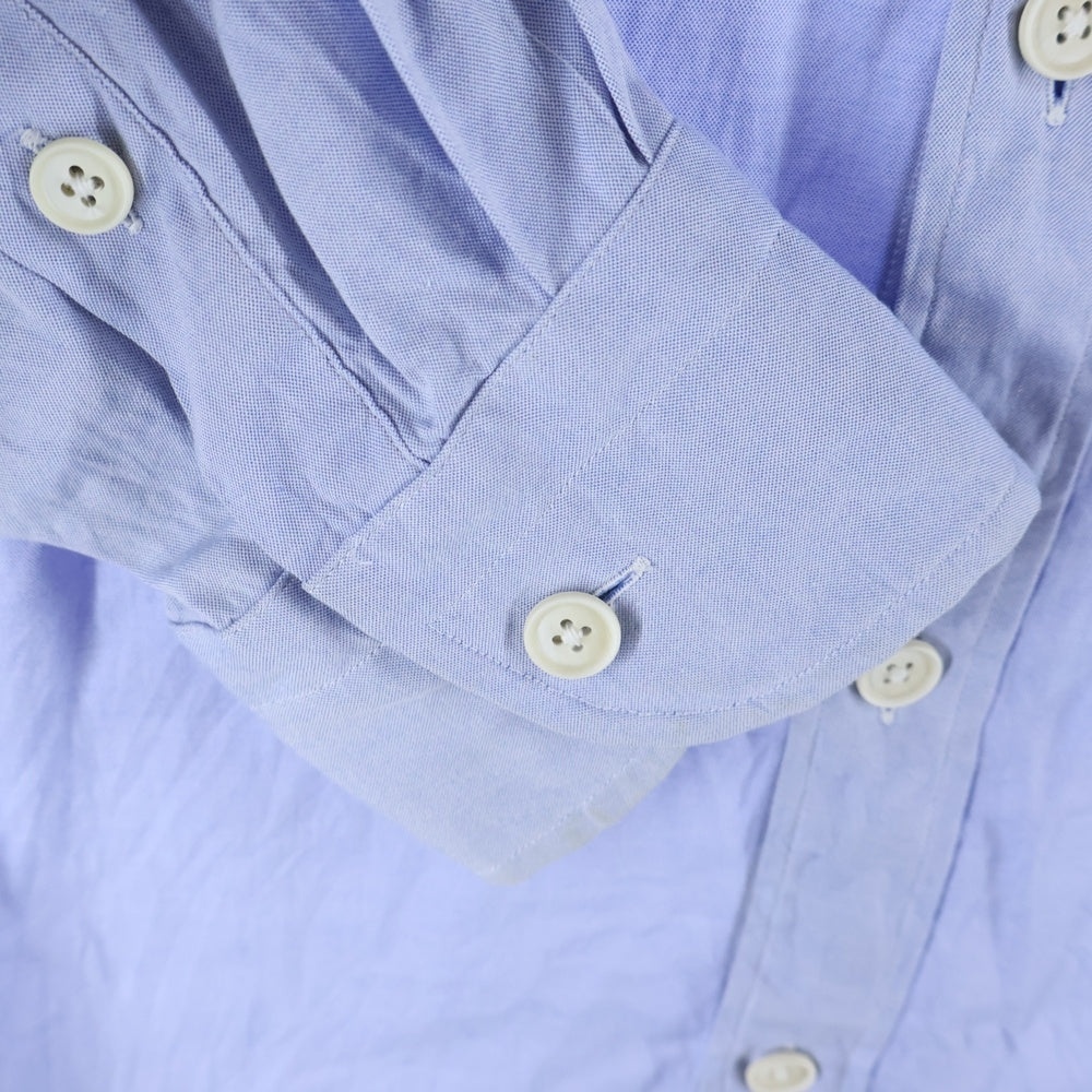kolor(カラー) REGULAR COLLAR OXFORD SHIRT レギュラーカラー オックスフォード 長袖シャツ ロングスリーブ ライトブルー 22SCM-B07114