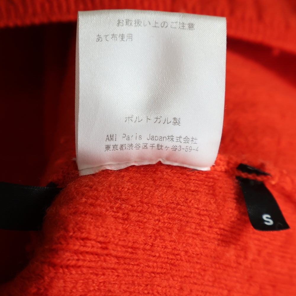 AMI Alexandre Mattiussi(アミアレクサンドルマテュッシ) MATTIUSSI マテュッシ ウールタートルネックニットセーター オレンジ H18K205