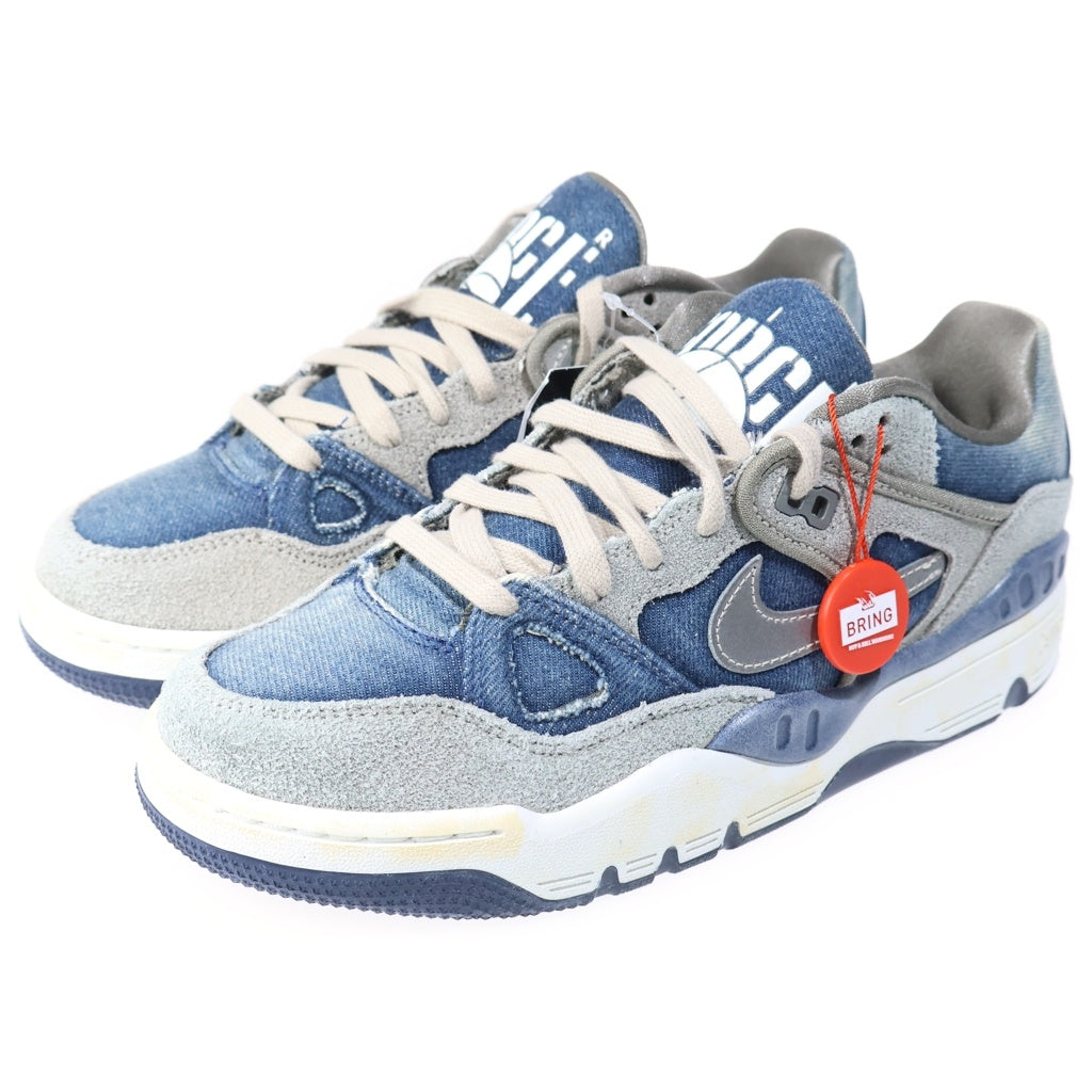 NIKE(ナイキ) ×NIGO ×LEVIS AIR FORCE3 LOW SP 4 OLIVE GREY エアフォース3 デニムローカットスニーカー インディゴ/グレー US8.5/26.5cm HQ0262-001