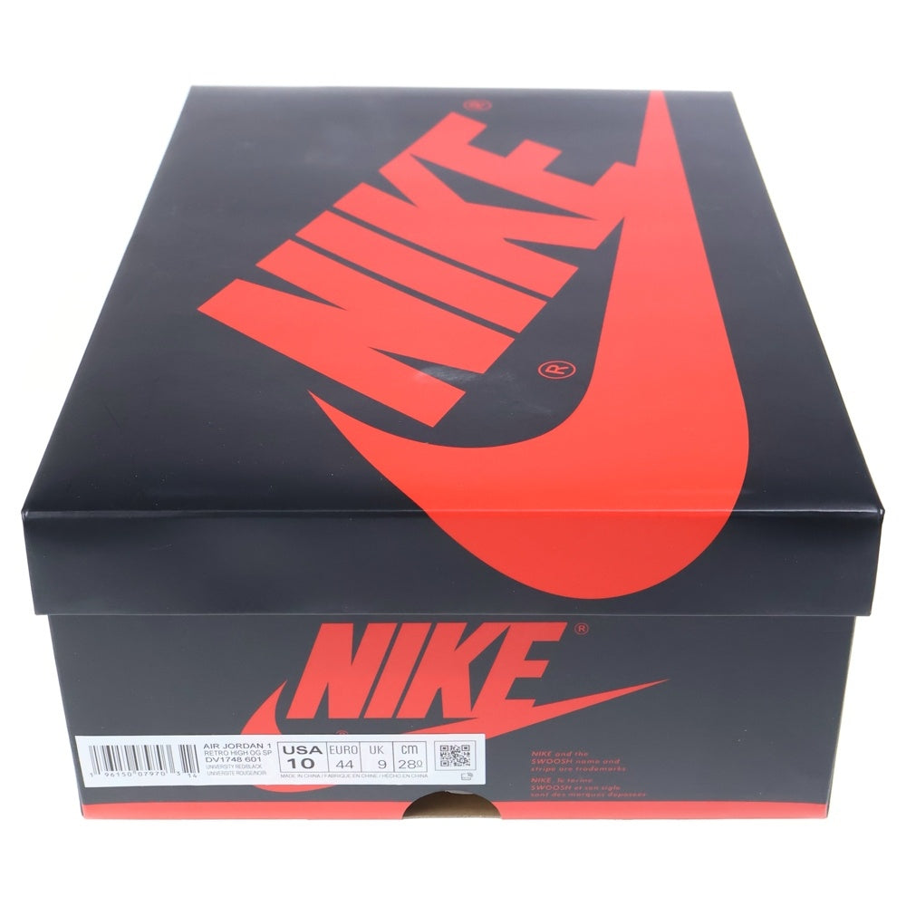NIKE(ナイキ) AIR JORDAN 1 RETRO HIGH OG Next Chapter エアジョーダン1 レトロ ハイ OG ネクストチャプター ハイカットスニーカー レッド US10/28.0cm DV1748-601