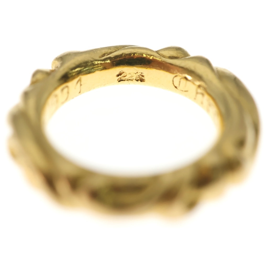CHROME HEARTS(クロムハーツ) 22K SCRL BAND スクロールバンド リング ゴールド BCA416