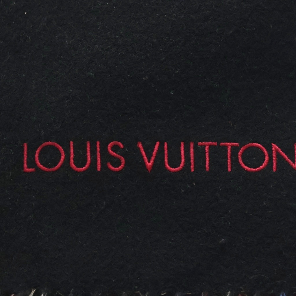 LOUIS VUITTON(ルイヴィトン) エシャルプ・モノグラム グラディエントタータン マフラー ストール ブラック M71346