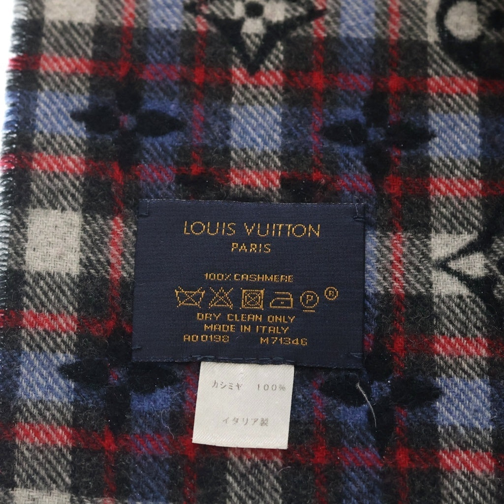 LOUIS VUITTON(ルイヴィトン) エシャルプ・モノグラム グラディエントタータン マフラー ストール ブラック M71346