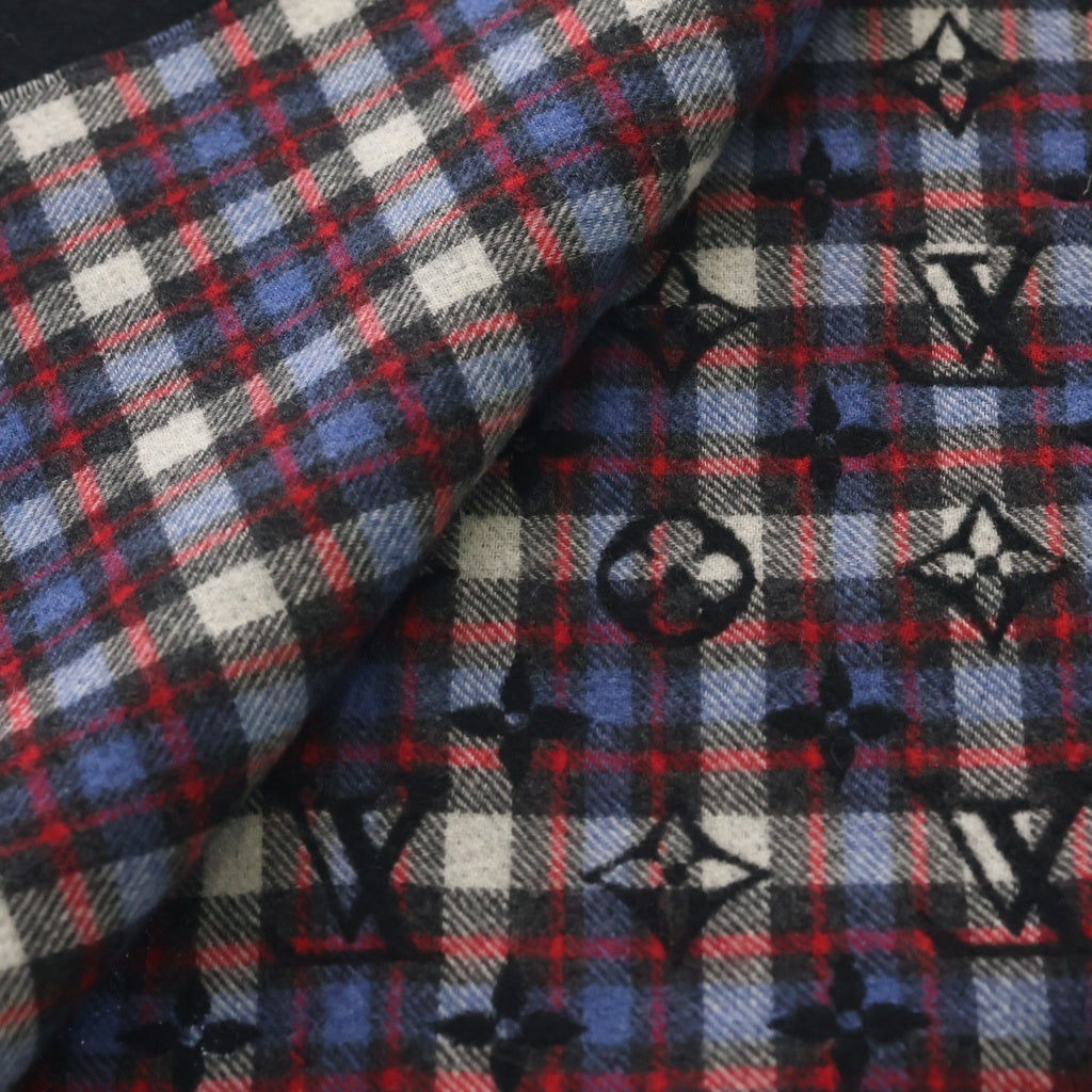 LOUIS VUITTON(ルイヴィトン) エシャルプ・モノグラム グラディエントタータン マフラー ストール ブラック M71346