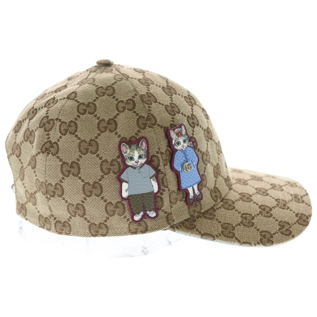 GUCCI(グッチ) x Yuko Higuchi GG Canvas Baseball Cap x ヒグチユウコ GGキャンバス ベースボールキャップ 帽子 847862