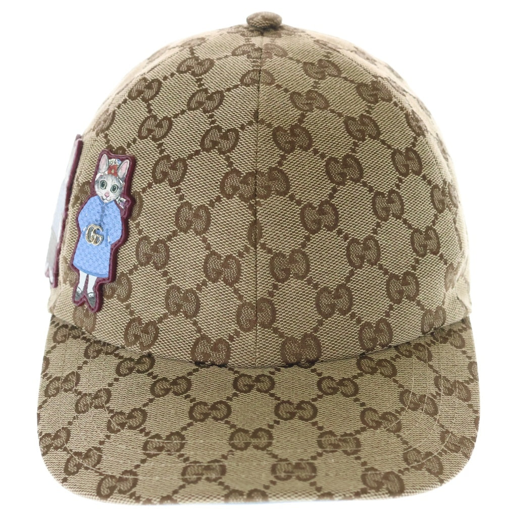 GUCCI(グッチ) x Yuko Higuchi GG Canvas Baseball Cap x ヒグチユウコ GGキャンバス ベースボールキャップ 帽子 847862