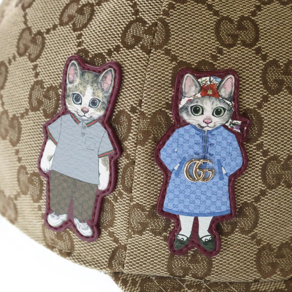GUCCI(グッチ) x Yuko Higuchi GG Canvas Baseball Cap x ヒグチユウコ GGキャンバス ベースボールキャップ 帽子 847862