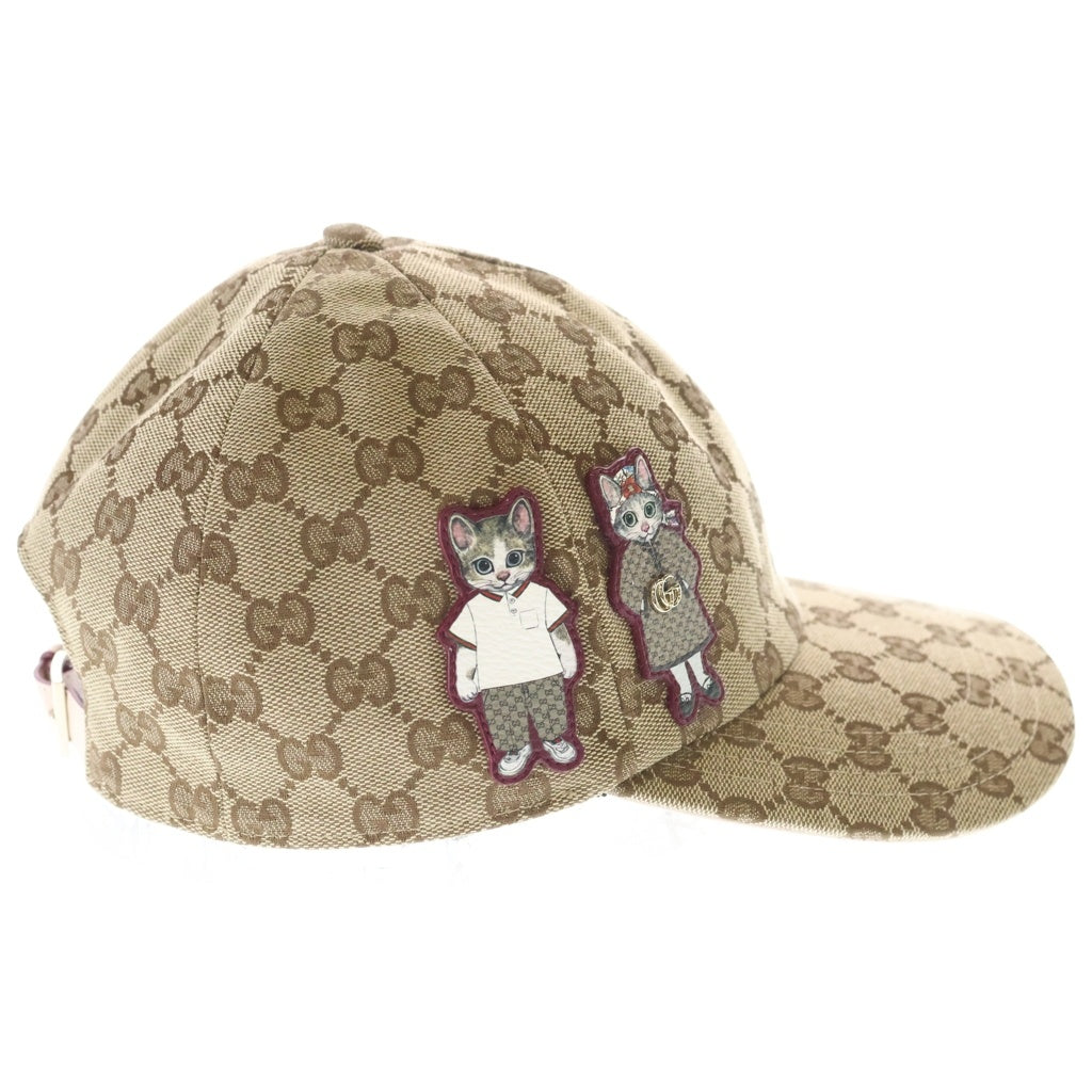 GUCCI(グッチ) x Yuko Higuchi GG Canvas Baseball Cap x ヒグチユウコ GGキャンバス ベースボールキャップ 帽子 847862