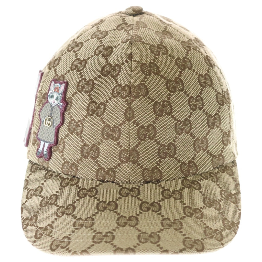 GUCCI(グッチ) x Yuko Higuchi GG Canvas Baseball Cap x ヒグチユウコ GGキャンバス ベースボールキャップ 帽子 847862