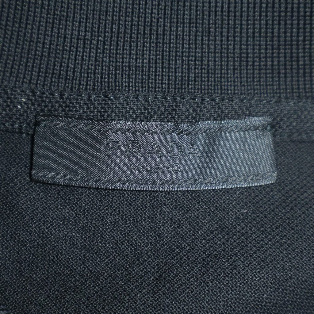 PRADA(プラダ) 半袖ポロシャツ 半袖シャツ ブラック DNA497 S101 1JQL