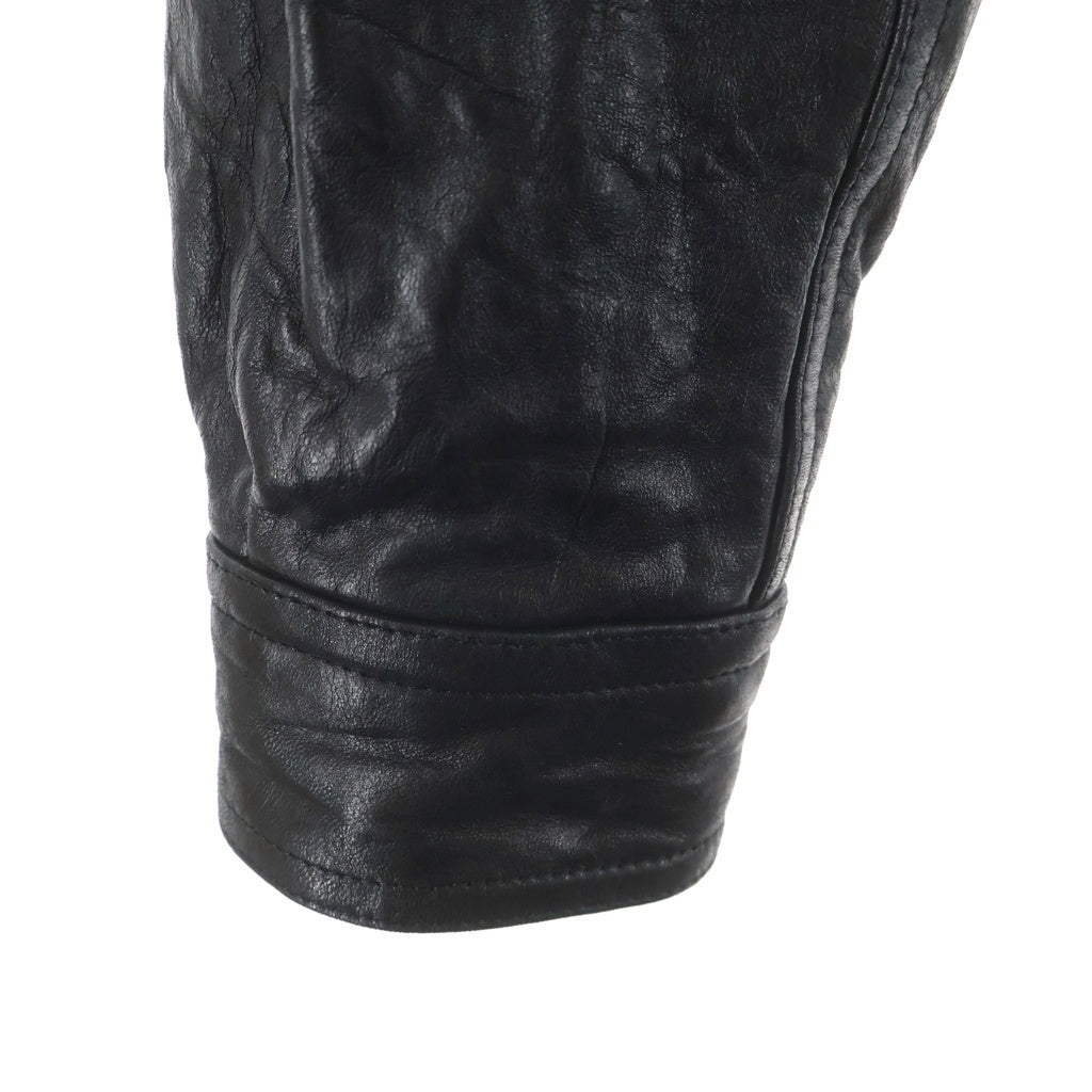 Rick Owens(リックオウエンス) 26SS TOUR ALICE SHIRT ツアーアリスシャツ レザージャケット ブラック RU01F2742-LBE
