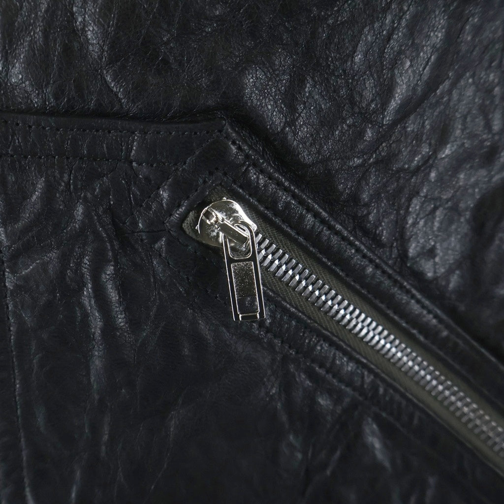 Rick Owens(リックオウエンス) 26SS TOUR ALICE SHIRT ツアーアリスシャツ レザージャケット ブラック RU01F2742-LBE
